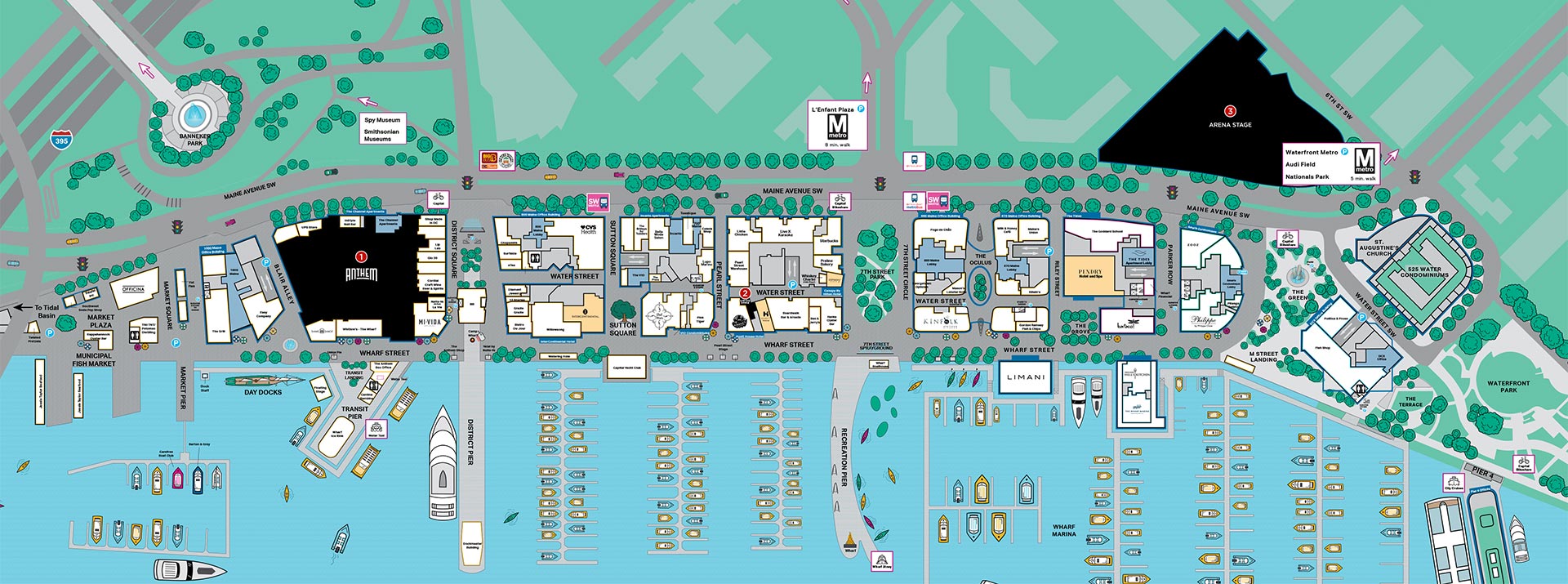 The Wharf Map